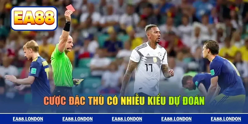 Cược đặc thù có nhiều kiểu dự đoán