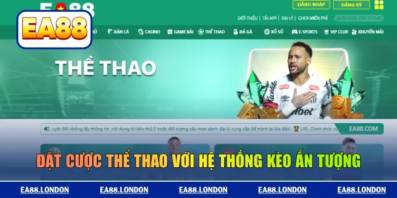 Đặt cược thể thao với hệ thống kèo ấn tượng