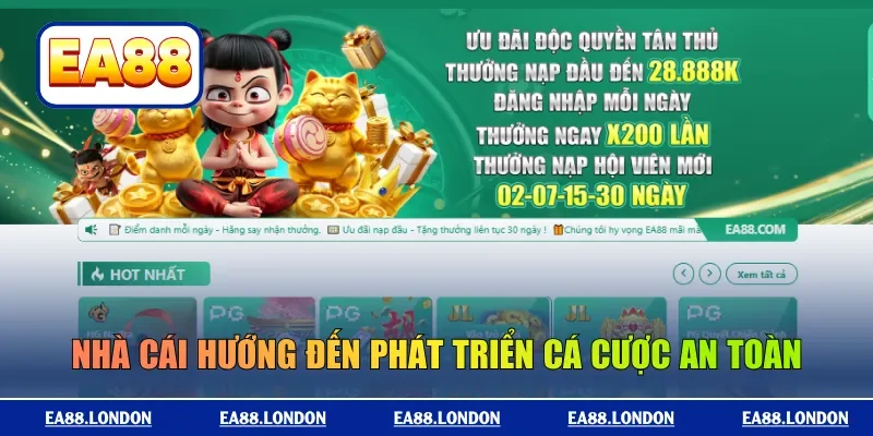 Nhà cái hướng đến phát triển cá cược an toàn