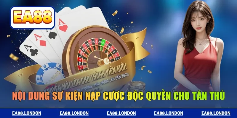 Nội dung sự kiện nạp cược độc quyền cho tân thủ
